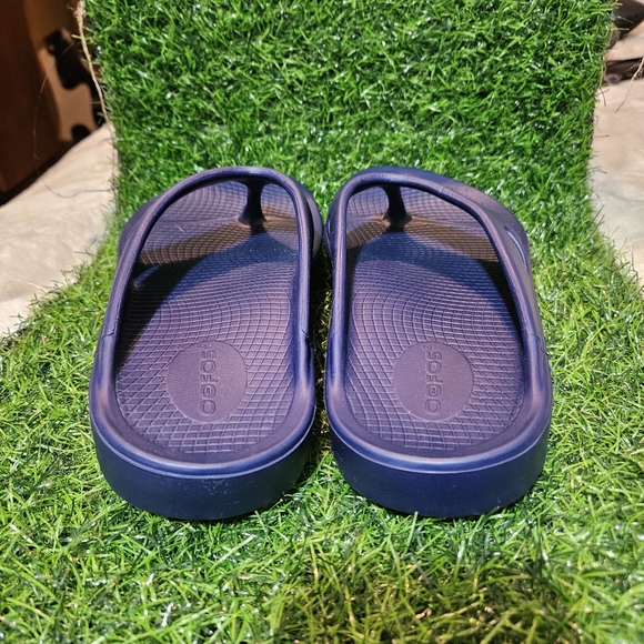OOFOS Women's Blue Sandals size 9 nwot - Picture 4 of 6